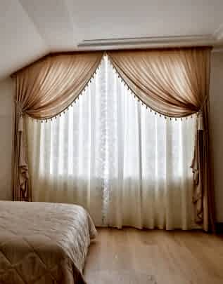 Комплект штор в спальню