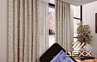 Шторы с пультом и электрокарнизы Шторы с пультом и электрокарнизы