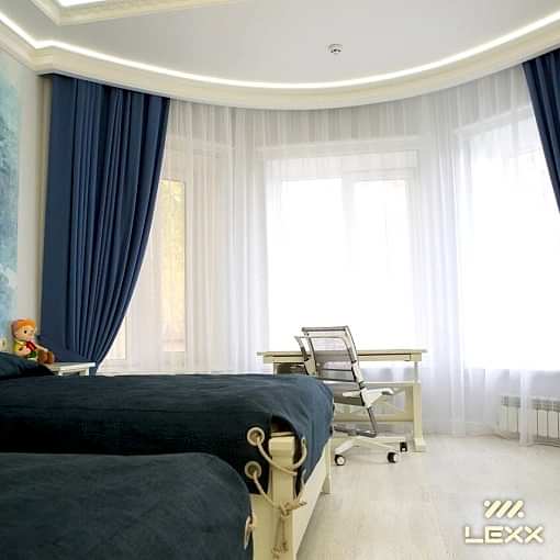 Дизайн и пошив штор на заказ в Астане - Салон LEXX