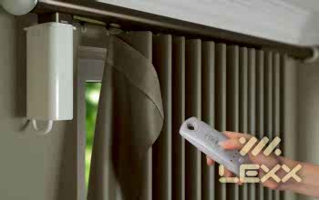 Шторы с пультом и электрокарнизы Шторы с пультом и электрокарнизы